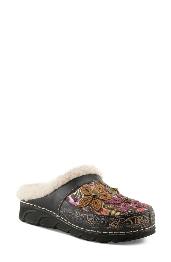 スプリングステップ レディース シューズ サンダル LArtiste by Spring Step Honestela Clog Women BLACK MULTI ブラック