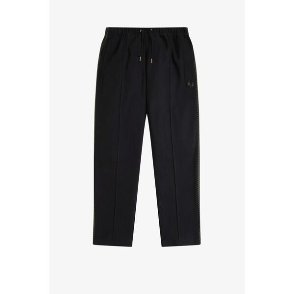 フレッドペリー メンズ ボトムス カジュアルパンツ トラックスーツ ジョガーパンツ Fred Perry Menside Tape Woven Open Hem Tracksuit Joggers B
