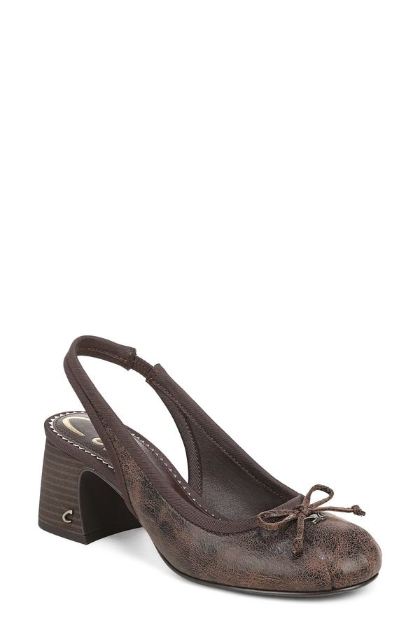 サムエデルマン レディース シューズ パンプス Sam Edelman Diane Slingback Pump BLACK BROWN ブラック