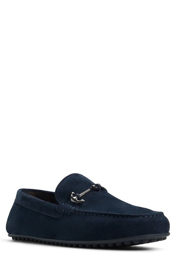 アルド メンズ シューズ スリッポン・ローファー ALDO Wilbart Bit Loafer Men NAVY ネイビー