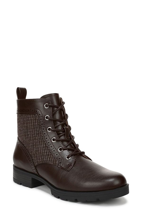 ライフストライド レディース シューズ ブーツ・レインブーツ LifeStride Lena Combat Boot Women DARK CHOCOLATE チョコレート 22,896円