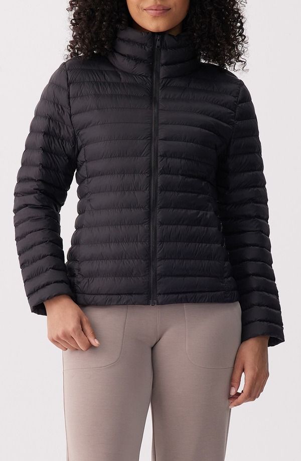 ロル レディース アウター ジャケット・ブルゾン Lolemilie Puffer Jacket BLACK ブラック