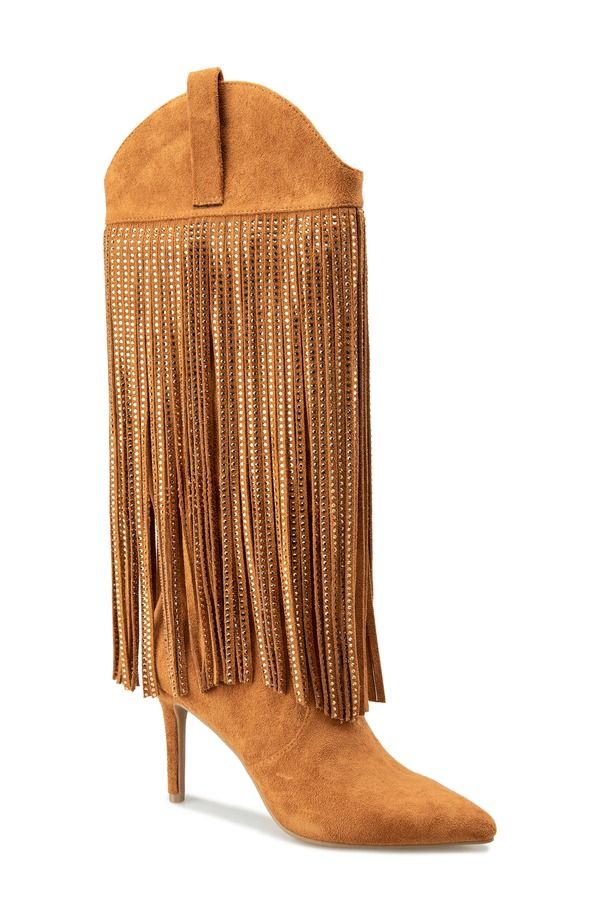 クリスチャン シリアノ レディース シューズ ブーツ・レインブーツ Christian Siriano New York Appti Boot Women DARK TAN タン