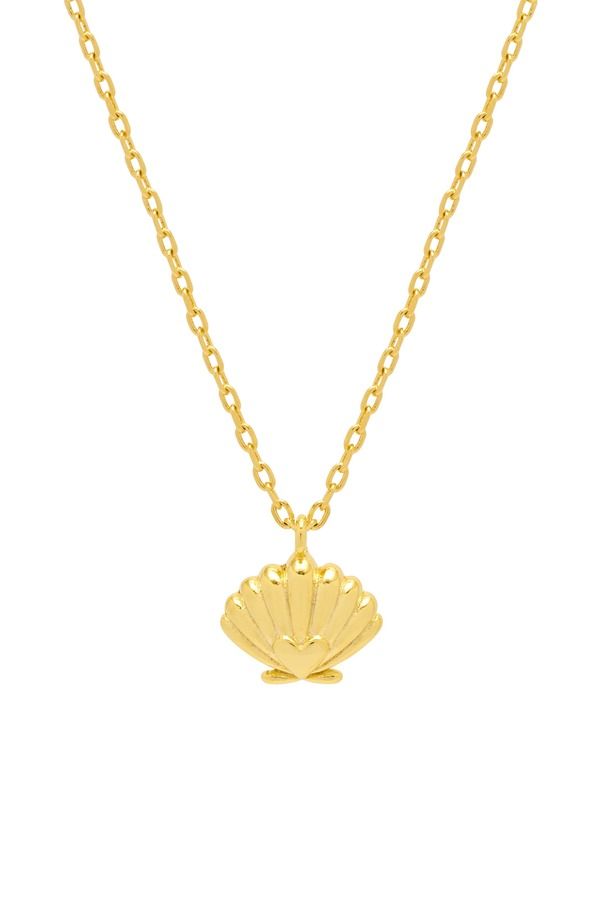 エステラバートレット レディース アクセサリー ネックレス・チョーカー レース Estella Bartlett Scallop Heart Pendant Necklace GOLD ゴールド