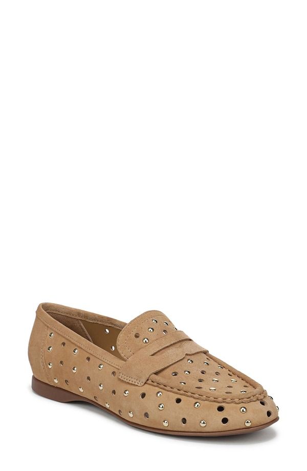 ナチュライザー レディース シューズ スリッポン・ローファー Naturalizer Bloom Stud Penny Loafer Women DUNE DUST SUEDE