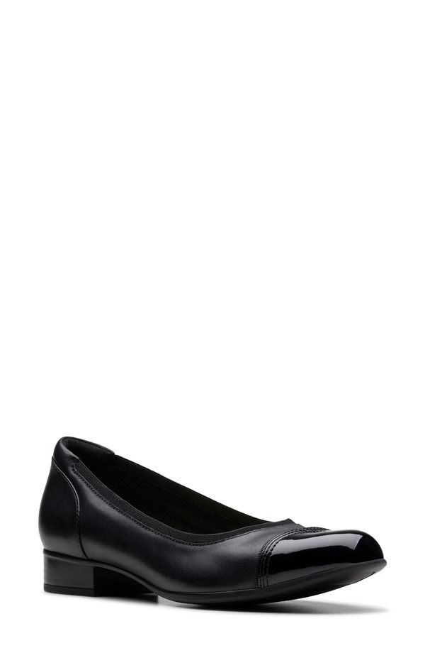 クラークス レディース シューズ ヒール キャップ Clarks Krystine May Cap Toe Pump BLACK LEATHER ブラック 23,616円