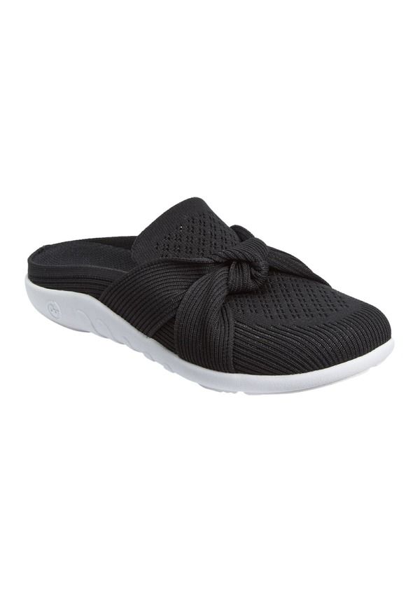 コンフォートビュー レディース シューズ パンプス Comfortview The Gwyneth Arch Support Slip On Mule Women BLACK ブラック