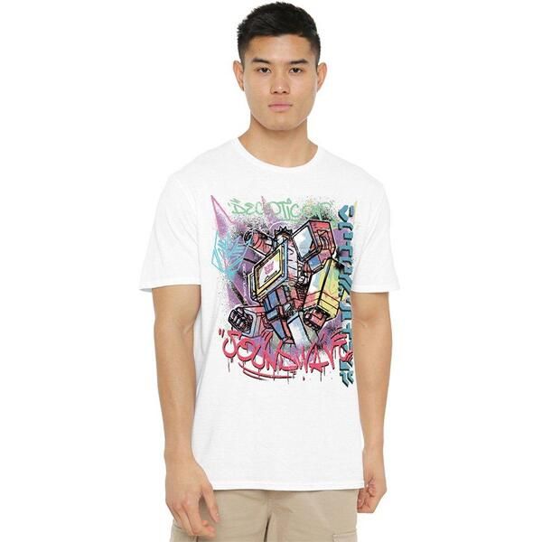 ハズブロ メンズ アウター パーカー・スウェット Hasbro Transformers Generationstreet Style Decepticon S White ホワイト