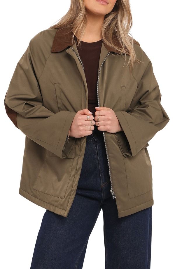 ペタルアンドパップ レディース アウター ジャケット・ブルゾン Petal Pup Hartley Barn Jacket OLIVE オリーブ