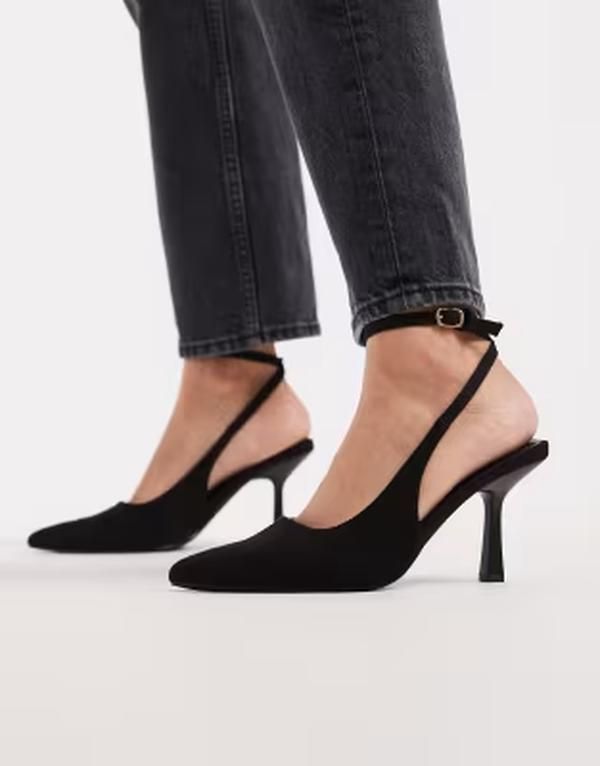 セクウェル レディース シューズ パンプス ヒール SEQWL Salado heeled pumps micro Black micro ブラック