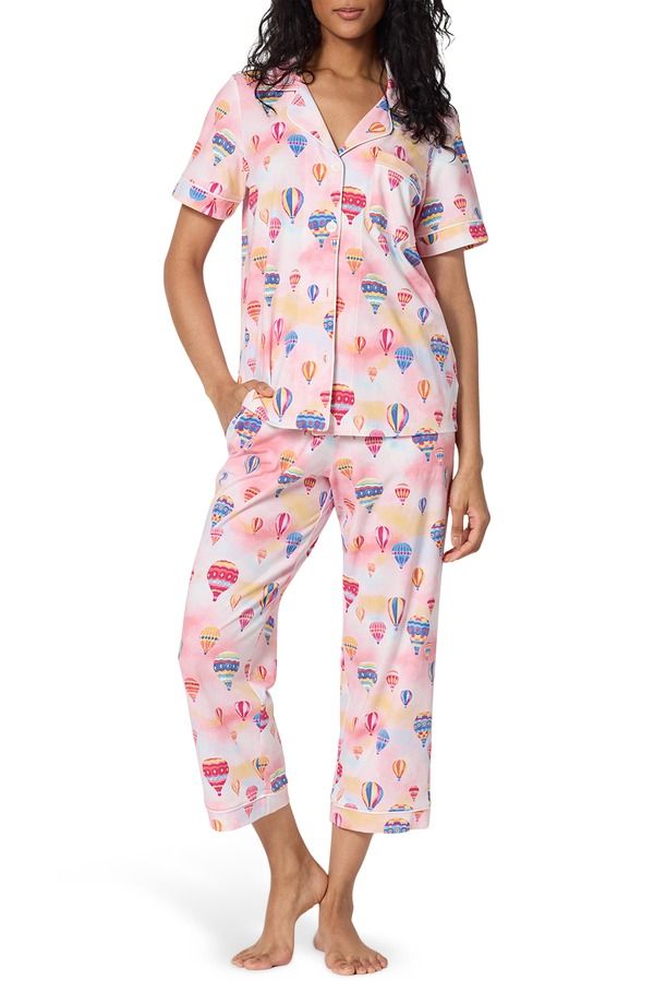 ベッドヘッドパジャマ レディース アンダーウェア ナイトウェア プラスサイズ プリント BedHead Pajamas Print Short Sleeve Pajamas Plus Regular