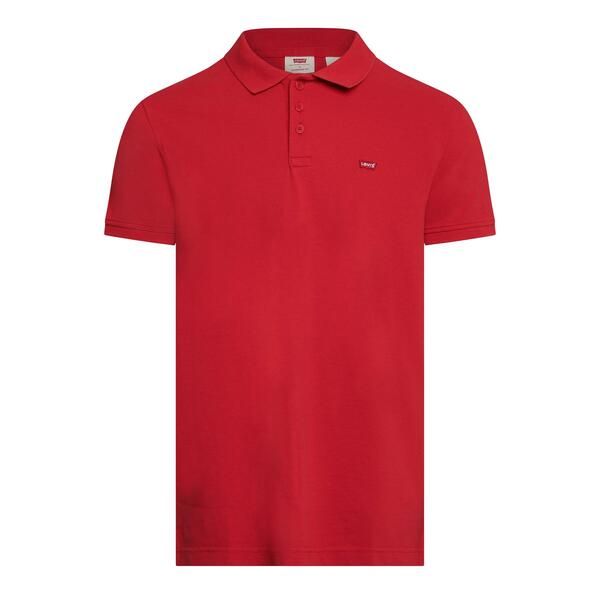 リーバイス メンズ トップス ポロシャツ Levis Mens Housemark Short Sleeve Polo Shirt JalapenoDiablo