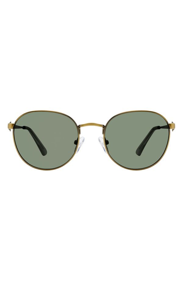 カートジェイガーロンドン レディース アクセサリー サングラス・アイウェア Kurt Geiger London 51mm Round Sunglasses BRASS GREEN グリーン