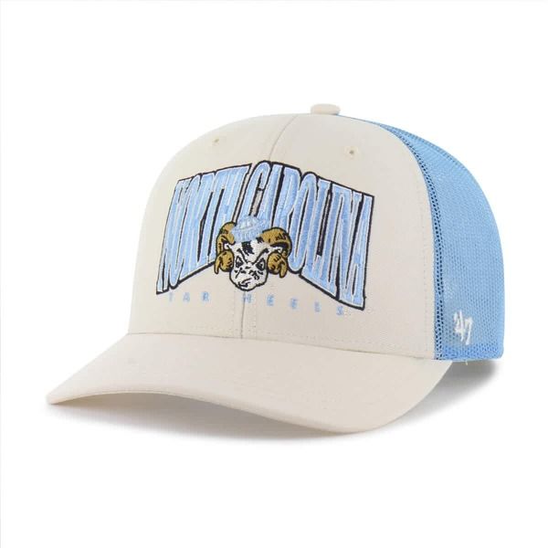 フォーティーセブン メンズ アクセサリー 帽子 ヒール Mens 47 Natural North Carolina Tar Heels Drawbridge Trucker Adjustable H