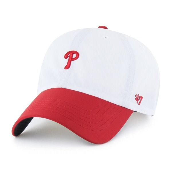 フォーティーセブン メンズ アクセサリー 帽子 ミニ Mens 47 WhiteRed Philadelphia Phillies Vista Mini Clean Up brrr Adjustabl