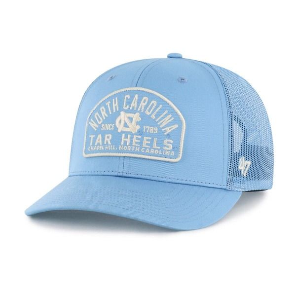 フォーティーセブン メンズ アクセサリー 帽子 ヒール Mens 47 Carolina Blue North Carolina Tar Heels Leland Trucker Adjustable