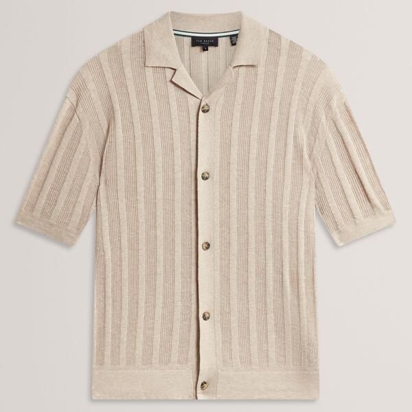 テッドベーカー メンズ トップス ポロシャツ Ted Baker Menshort Sleeve Polo Shirt Ecru エクリュ
