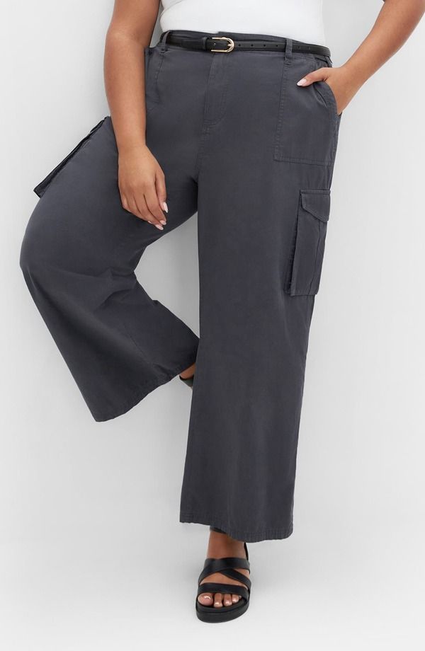 シティーシック レディース ボトムス カジュアルパンツ カーゴパンツ プラスサイズ City Chic Mia Cargo Pants Plus WASHED 26,134円