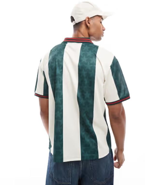 コットンオン メンズ トップス ポロシャツ グラフィック Cotton oversized sporty polo with Mexico graphic Green White ホワイト 11,146円