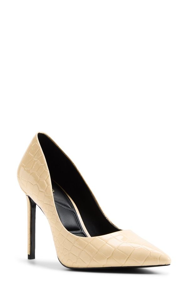 アルド レディース シューズ ヒール ALDO Stessy 20 Pointed Toe Pump LIGHT YELLOW イエロー