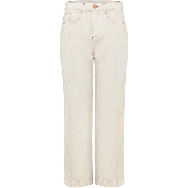 フェイズ・エイト レディース ボトムス カジュアルパンツ ワイドレッグ ジーンズ Phaseight Fraya Wide Leg Jeans Ecru エクリュ