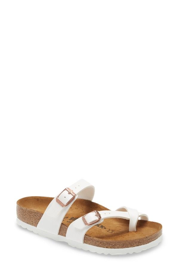 ビルケンシュトック レディース シューズ サンダル Birkenstock Mayari BirkoFlor Sandal Women WHITE ホワイト