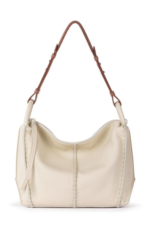 ザサック レディース バッグ レザー The Sak Los Feliz Hobo Leather Bag Stone ストーン