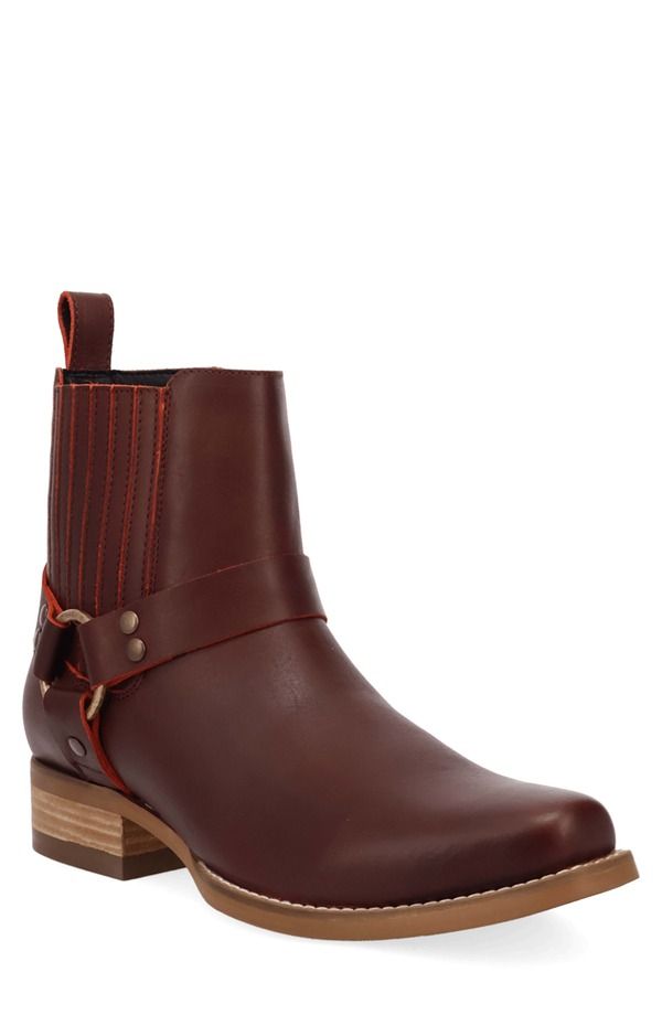 ディンゴ メンズ シューズ ブーツ・レインブーツ Dingo Rowdy Boot Men BURGUNDY バーガンディ