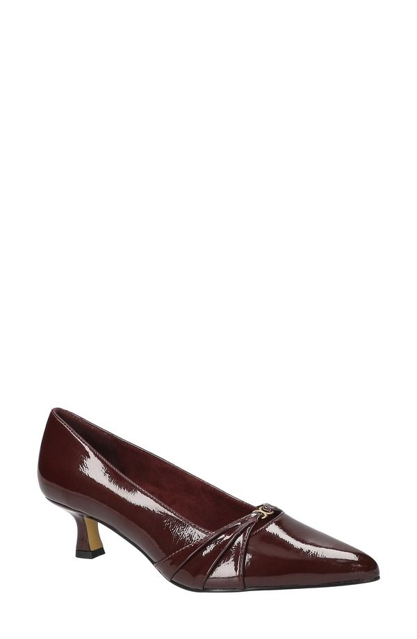ベラヴィータ レディース シューズ パンプス ヒール Bella Vita Ziggy Pointed Toe Kitten Heel Pump BURGUNDY PATENT バーガンディ 27,216円
