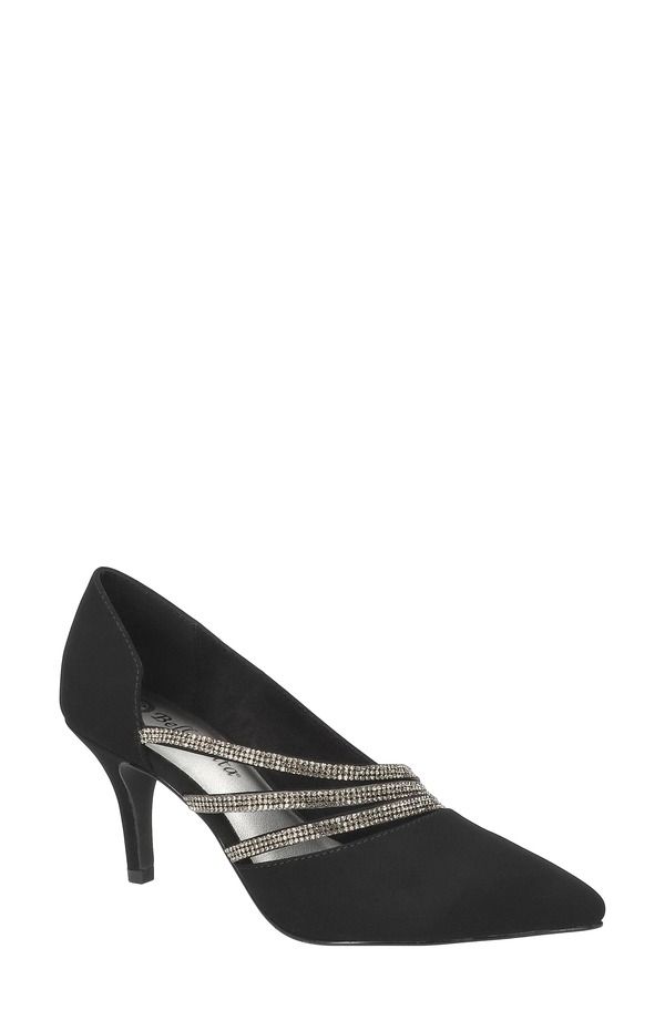 ベラヴィータ レディース シューズ パンプス Azalea Bella Vita Crystal Embellished Pump BLACK LAMYSTONES ブラック
