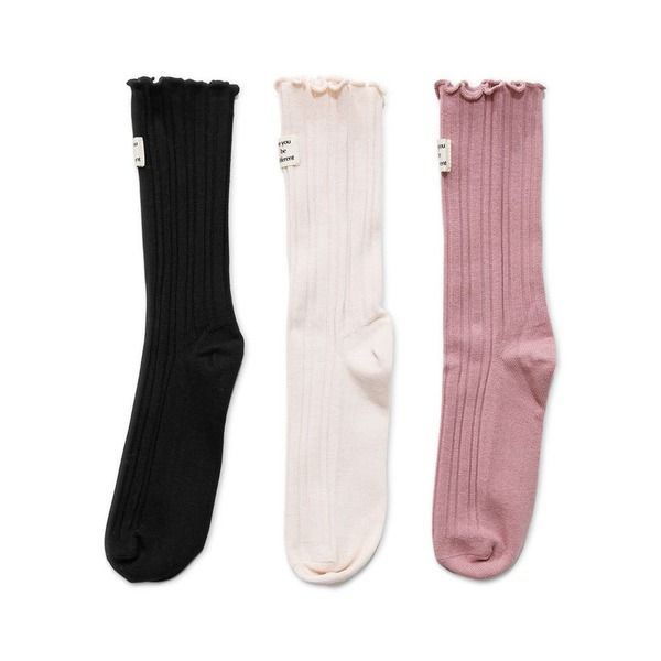 ベルアンドブルーム レディース アンダーウェア 靴下 Belle Bloom Beloved 3 Pack Socks Black ブラック 11,920円