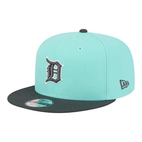 ニューエラ メンズ アクセサリー 帽子 Mens New Era TurquoiseCharcoal Detroitigers TwoTone Color Pack 9FIFTY Snapback H