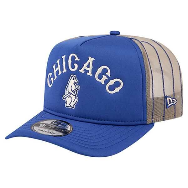 ニューエラ メンズ アクセサリー 帽子 ヴィンテージ Mens New Era Royal Chicago Cubs Vintage Arched Foam Front 9FIFTY AFrame A