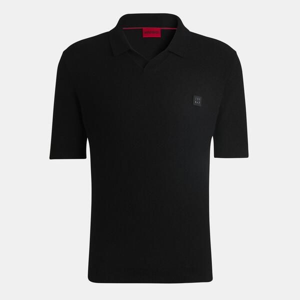 フューゴ メンズ トップス ポロシャツ 半袖 Hugo MenshortSleeve Polo Shirt Black 001 ブラック