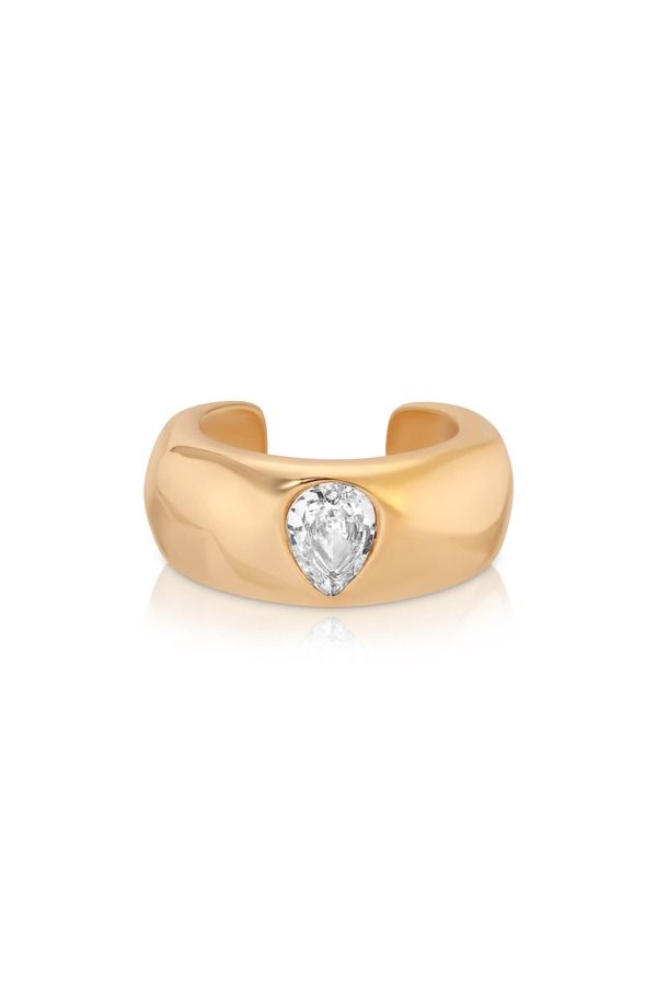 エティカ レディース アクセサリー ピアス・イヤリング Ettika Hamme red Ear Cuff GOLD ゴールド