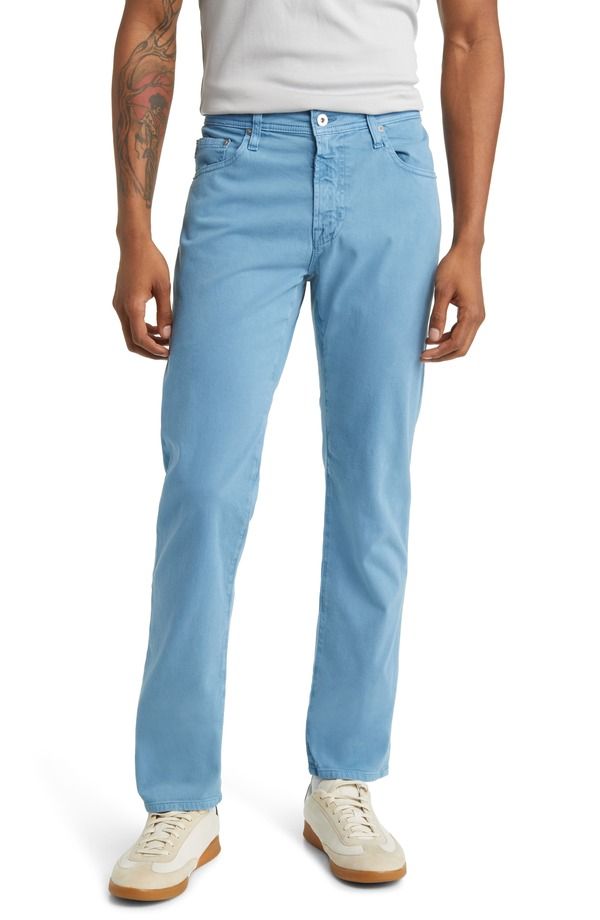 エージー メンズ ボトムス カジュアルパンツ Tシャツ AG Tellistretch Sateen Modern Slim Pants Nordstrom Exclusive SULFUR CLEA
