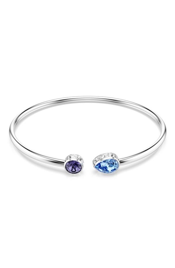 スワロフスキー レディース アクセサリー ブレスレット・バングル・アンクレット Swarovski Chroma Open Bangle Bracelet SILVER MULTI シルバー