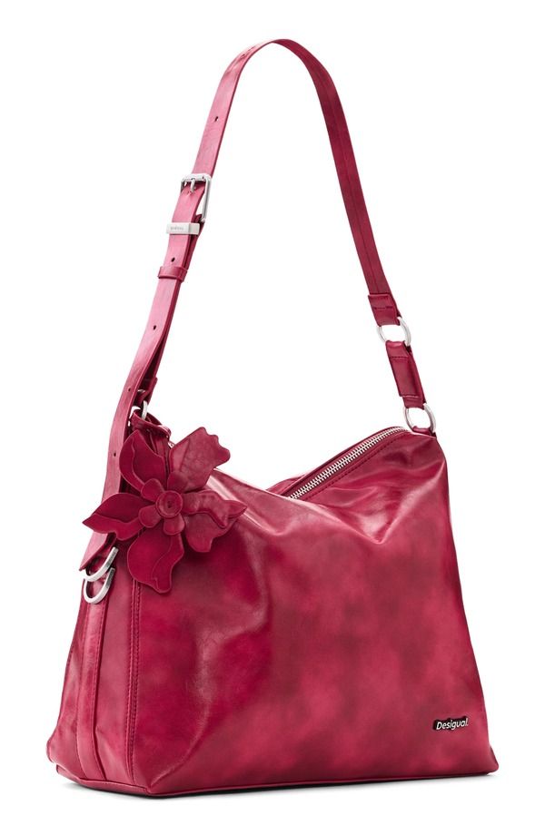 デジグアル レディース バッグ レザー フェイクレザー Desigual Faux Leather Shoulder Bag RED レッド 29,100円