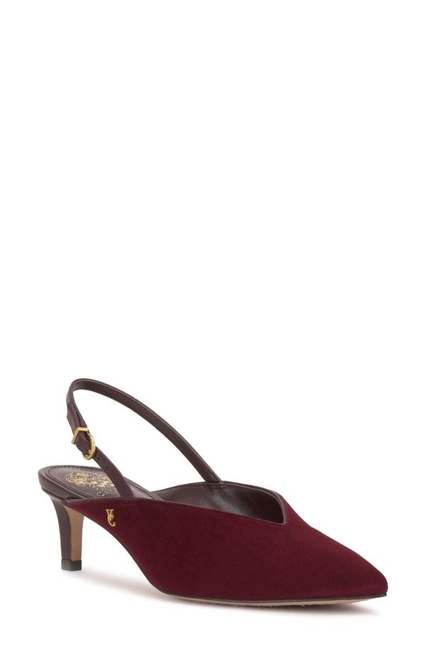ヴィンスカムート レディース シューズ パンプス Vince Camuto Kylien Slingback Pointed Toe PumpOMEGRANATE