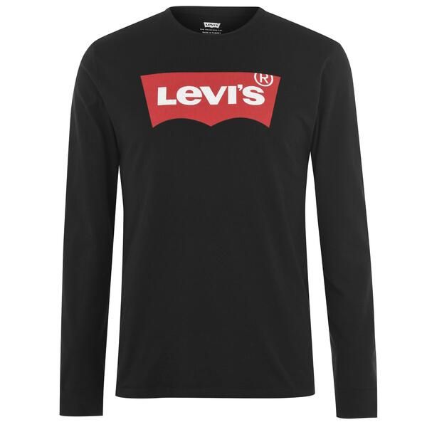 リーバイス メンズ トップス Tシャツ Levis Batwing Tee Black ブラック