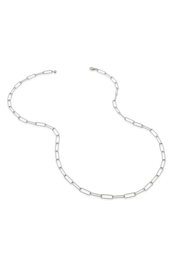 モニカヴィナダー レディース アクセサリー ネックレス・チョーカー レース Monica Vinader Alta Textu red Chainecklace SILVER シルバー