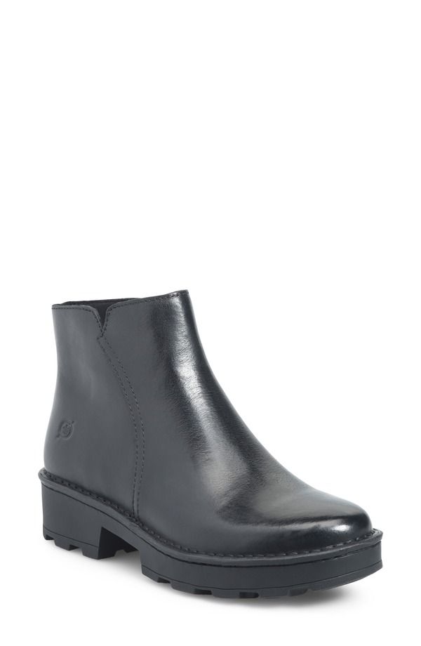 バーン レディース シューズ ブーツ・レインブーツ Brn Camden Bootie Women BLACK LEATHER ブラック 27,160円