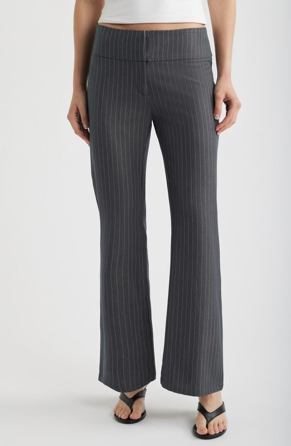 プリンセスポリー レディース ボトムス レギンス パンツ Princess Polly Isabeau Pinstripe Pants GREY グレー