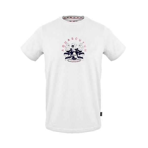 アクアスキュータム メンズ トップス Tシャツ Aquascutumens TShirt White ホワイト