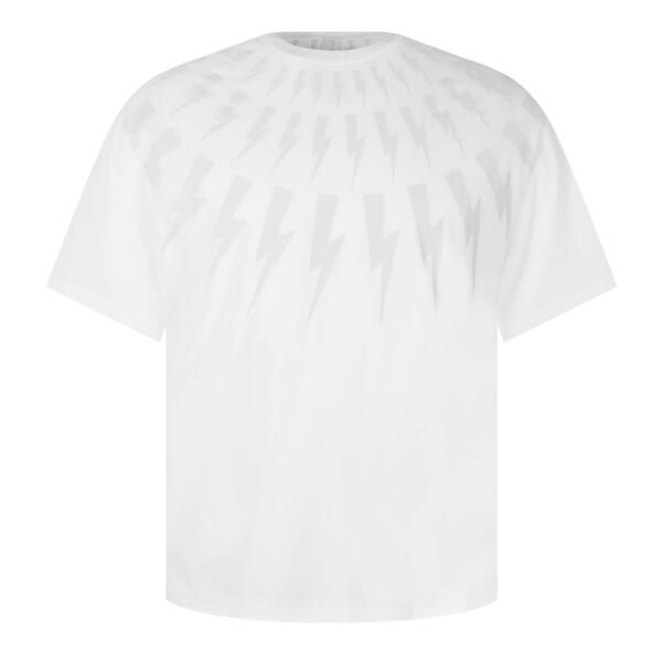 ニールバレット メンズ トップス Tシャツ Neil BarretthunderboltShirt White ホワイト 38,220円