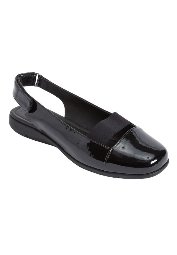 コンフォートビュー レディース シューズ ヒール Comfortview The Cressida Sling BLACK ブラック