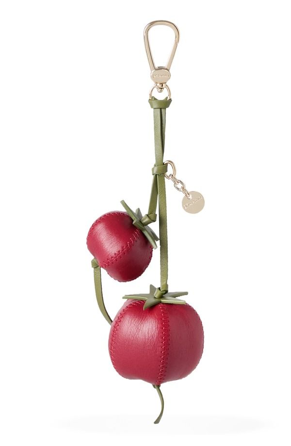 ブランミン レディース バッグ レザー Brahmin Tomato Leather Bag Charm SALSA