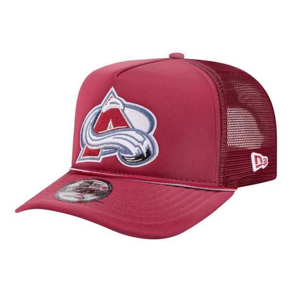ニューエラ メンズ アクセサリー 帽子 Mens New Era Burgundy Colorado Avalanche Faded AFrame 9FIFTY Trucker Snapback Ha 11,665円