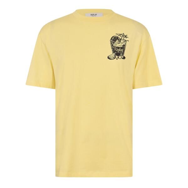 リプレイ メンズ トップス Tシャツ Replay Mens TShirt Yellow イエロー