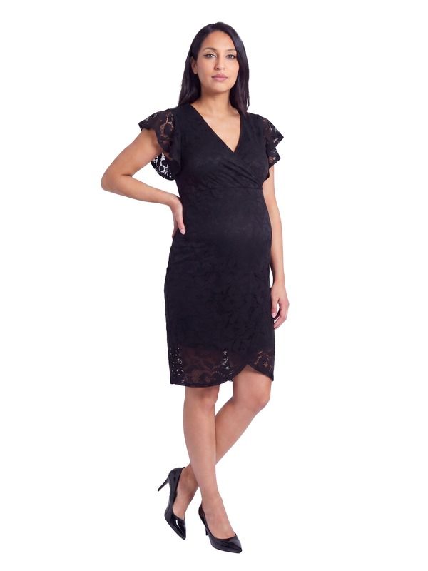 24 セブンコンフォート レディース トップス ワンピース Vネック ミディ レース マタニティ 24seven Comfort Apparel Maternity Elevate Lace VNec 12,360円